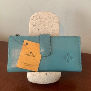 Patricia Nash Blue Grass Nazari Wallet--RFID Protected